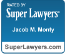 Logo of Super Lawyer by Jacob M. Monty