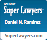 logo of Super Lawyers® Certificate by daniel n. ramirez